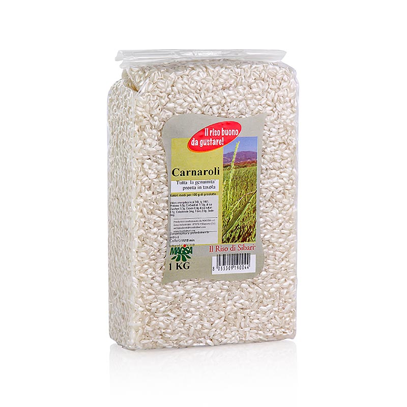 High-quality Carnaroli Superfino risotto rice, Gran Riserva, aged for 1 year, Magisa brand, 1 kg pack