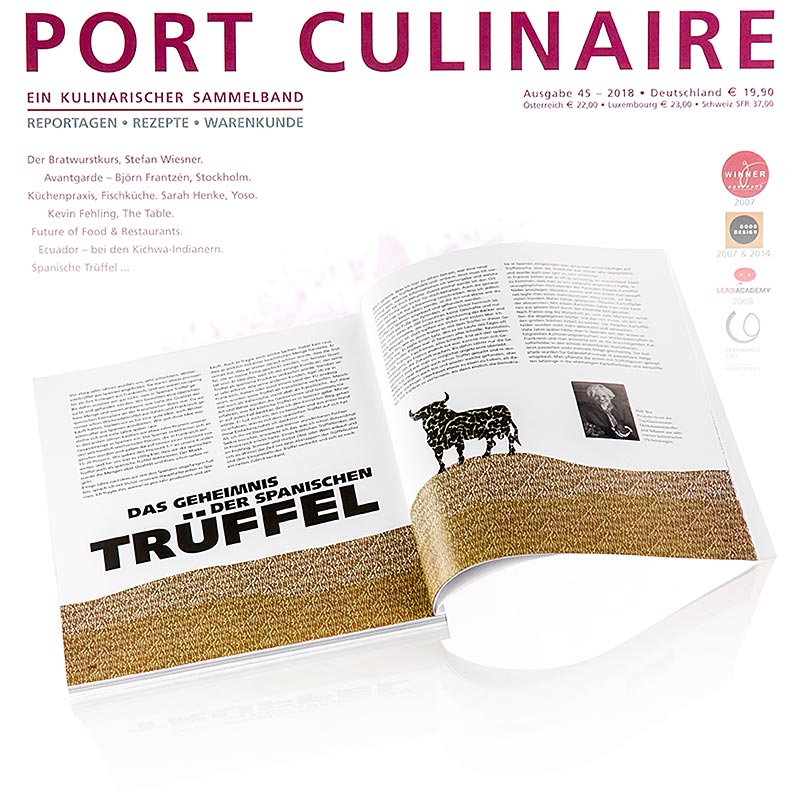  Mooi vormgegeven afbeelding van Port Culinaire - Gourmet Magazine, uitgave 45, 1 stuk, met smakelijke gerechten en kooktips