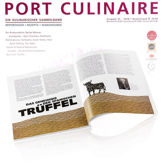  Mooi vormgegeven afbeelding van Port Culinaire - Gourmet Magazine, uitgave 45, 1 stuk, met smakelijke gerechten en kooktips