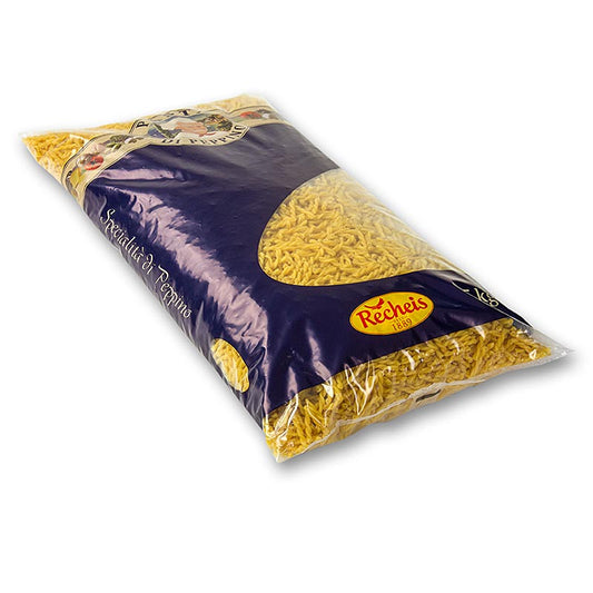Traditional Pasta di Peppino all' uovo - Treccine, geel, 5 kg, made with durum wheat and egg, perfect for homemade Italian dishes
