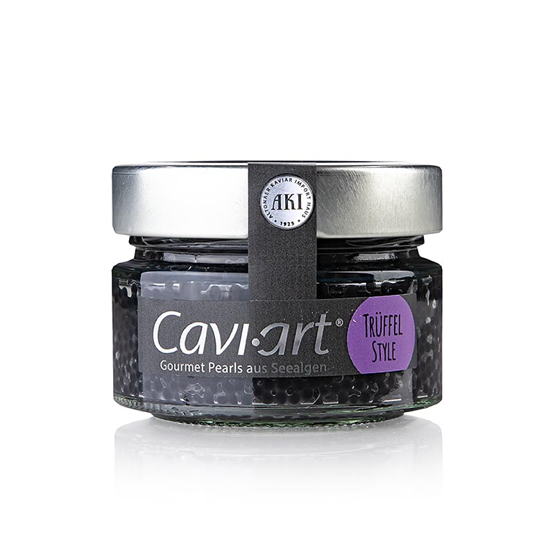 Cavi-Art® algenkaviaar, truffelsmaak, veganistisch, 100 g