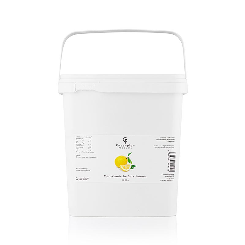 Ingemaakte hele citroenen, gezouten, 1,8 kg, ca. 14 stuks