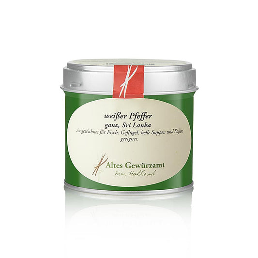 Witte peper, heel, Sri Lanka, Altes Gewürzamt, 90 g