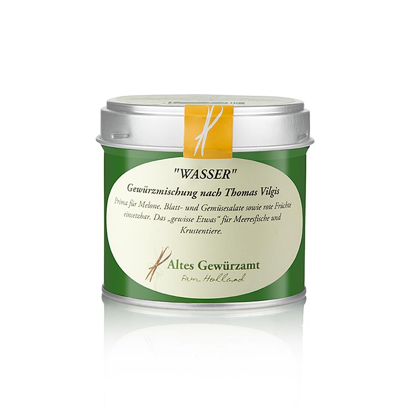 Thomas Vilgis Water, kruidenmelange, Altes Gewürzamt, 70 g - Een verpakking van 70 gram met kruidenmelange van Thomas Vilgis Water van Altes Gewürzamt