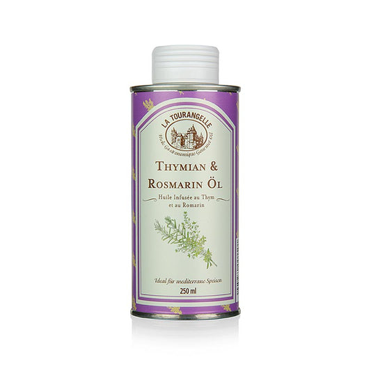 Tijm and rozemarijnolie, geïnfuseerd with La Tourangelle's signature blend, 250 ml bottle
