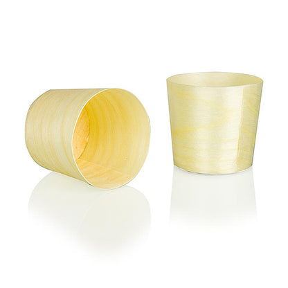 Wegwerp houten timbaal beker with a diameter of 45cm and a height of 45cm