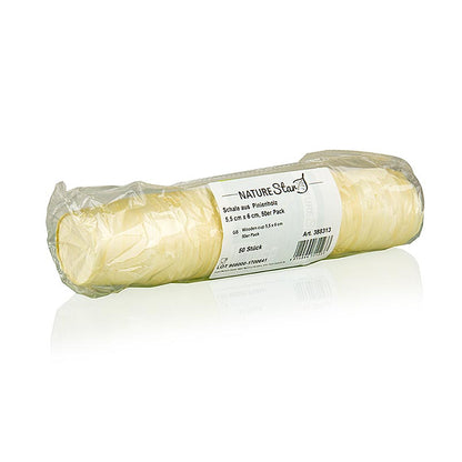 Wegwerp houten timbale (bekers), Ø5,5 cm, 6 cm hoog (niet geschikt voor vloeistoffen), 50 stuks