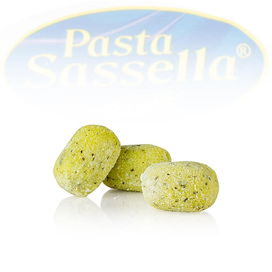 Delicious Gnocchi alla rucola with creamy ricotta and fresh rucola filling, 500 g 