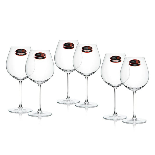 Riedel Veritas Glas - Oude Wereld Pinot Noir (0449/07), in geschenkverpakking, 6 stuks, perfect voor het serveren en proeven van heerlijke Pinot Noir uit de Oude Wereld