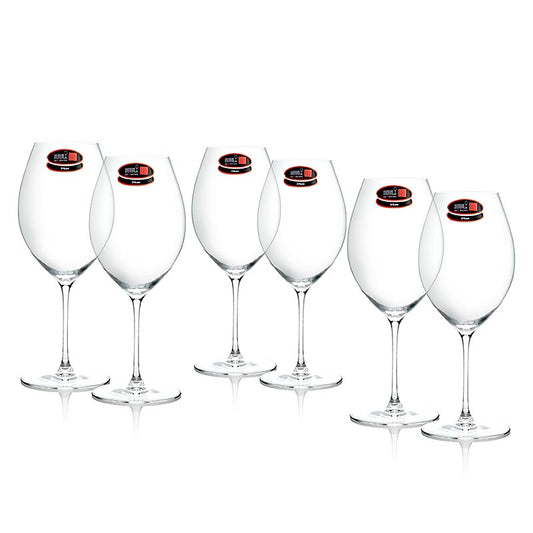 Riedel Veritas Glas - Oude Wereld Syrah/Blaufränkisch (0449/41) wine glasses, 6-pack in gift box, perfect for enjoying red wine