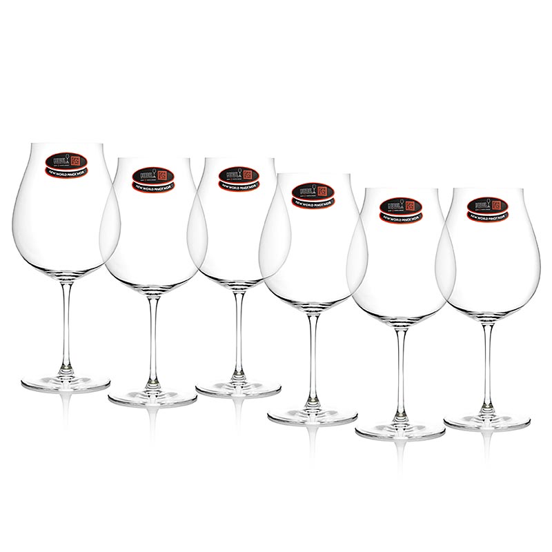 Riedel Veritas Glas - Nieuwe Wereld Pinot Noir/Nebbiolo (0449/67) in geschenkverpakking, 6 st - a beautifully crafted set of 6 wine glasses designed specifically for enjoying New World Pinot Noir and Nebbiolo wines