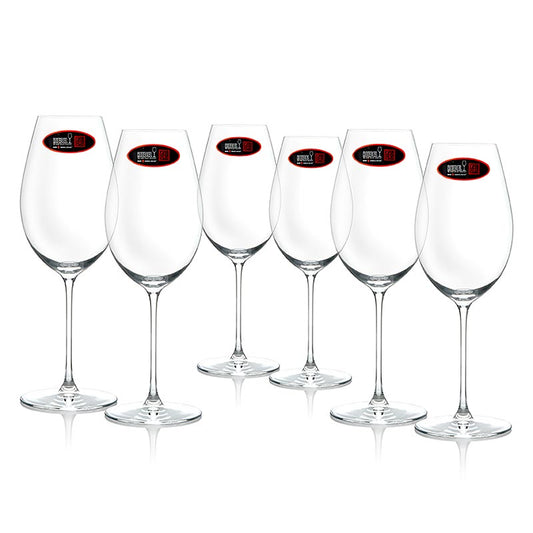 Riedel Veritas Sauvignon Blanc glasses in a gift box packaging, set of 6, ideal for wine enthusiasts