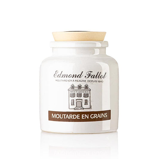 Fallot - Mosterd, grof, met witte wijn "Moutarde en grains", 230 ml