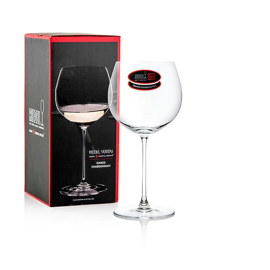 Riedel Veritas wine glass for Oaked Chardonnay in gift packaging