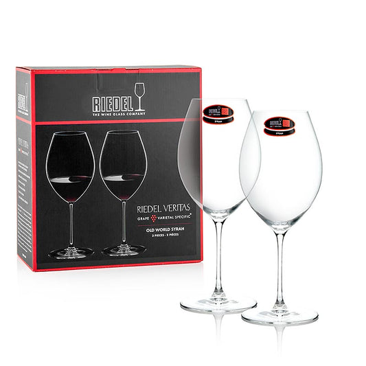  Twee stuks Riedel Veritas glazen voor Oude Wereld Syrah/Blaufränkisch (6449/41)