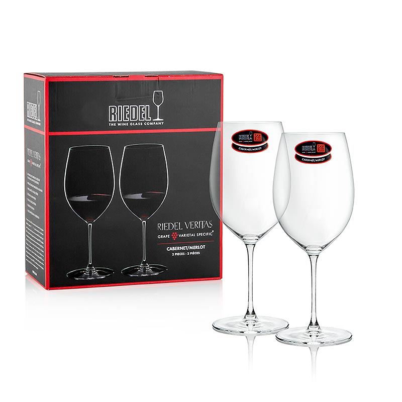  Riedel Veritas Glas with Cabernet Merlot design in gift packaging 2 pieces