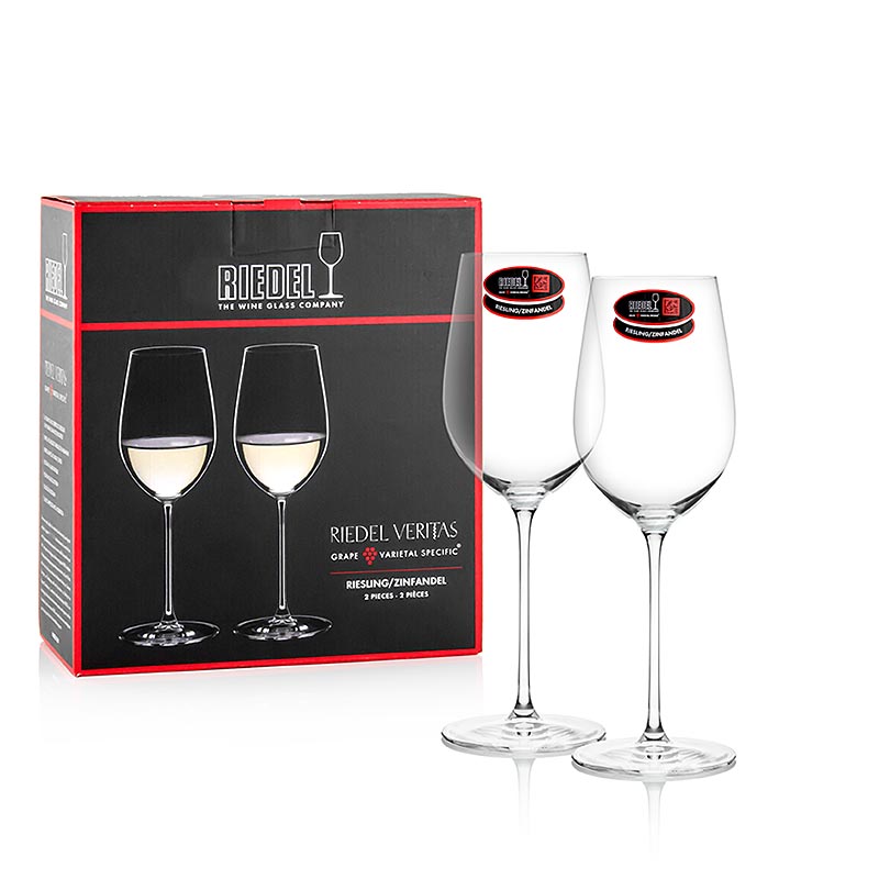 Riedel Veritas wine glasses for Riesling and Zinfandel, 2-pack gift set, 6449/28