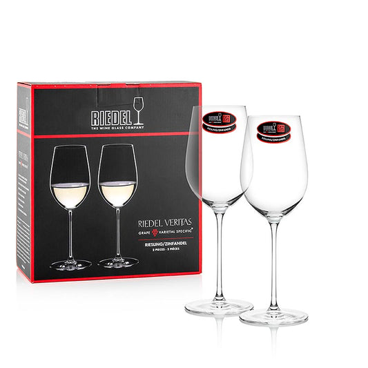 Riedel Veritas wine glasses for Riesling and Zinfandel, 2-pack gift set, 6449/28