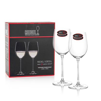  Set of 2 Riedel Veritas glasses for Viognier/Chardonnay in gift packaging