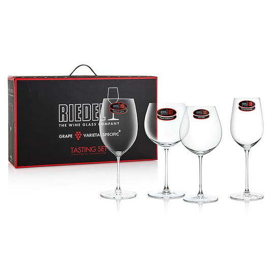Riedel Veritas glas - Proefset 2x wit & rood (5449/47), in geschenkverpakking, 4 stuks