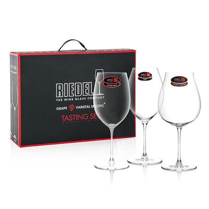 Set van 3 Riedel Veritas wijnglazen voor rode wijn, verpakt als geschenk