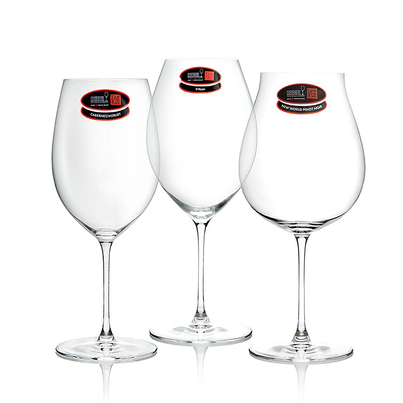 Riedel Veritas glas - Proefset rode wijn (5449/74), in geschenkverpakking, 3 stuks