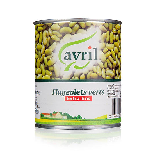 Flageolets, bonen, gekookt, 800 g