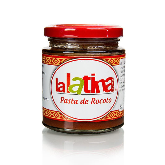 Rode Spaanse peper Pasta de Rocoto - lalatina uit Peru, 225 g, een pittige en smaakvolle Peruaanse peperpasta in een rode kleur