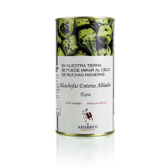 Ingemaakte artisjokken, met steeltje, 9-12 stuks, Navarrico, 780 g
