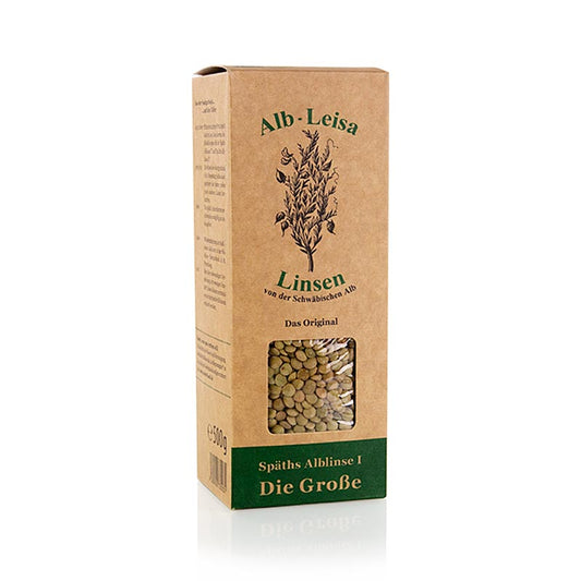 Linzen, Späths groene Alb-linze I "Die Große", BIO, 500 g