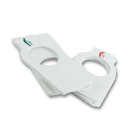 Wine Tags - Fleshalskaartjes voor het markeren van wijnflessen, 50 stuks