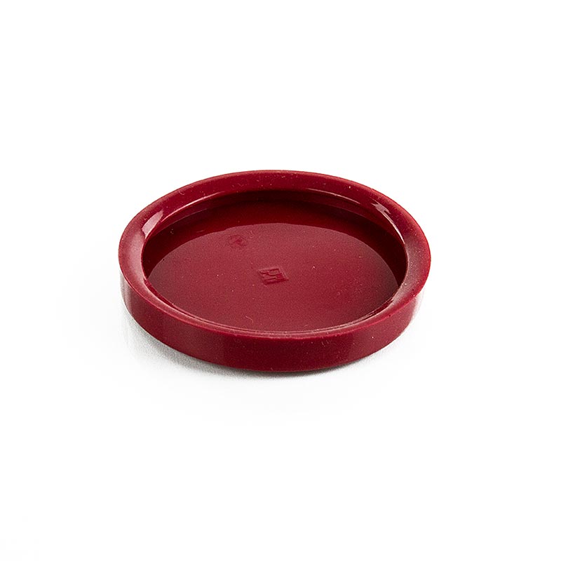 Siliconen deksel voor Weck potjes in donkerrood, 80mm, 1 stuk, ideaal voor het luchtdicht afsluiten van conservenpotten