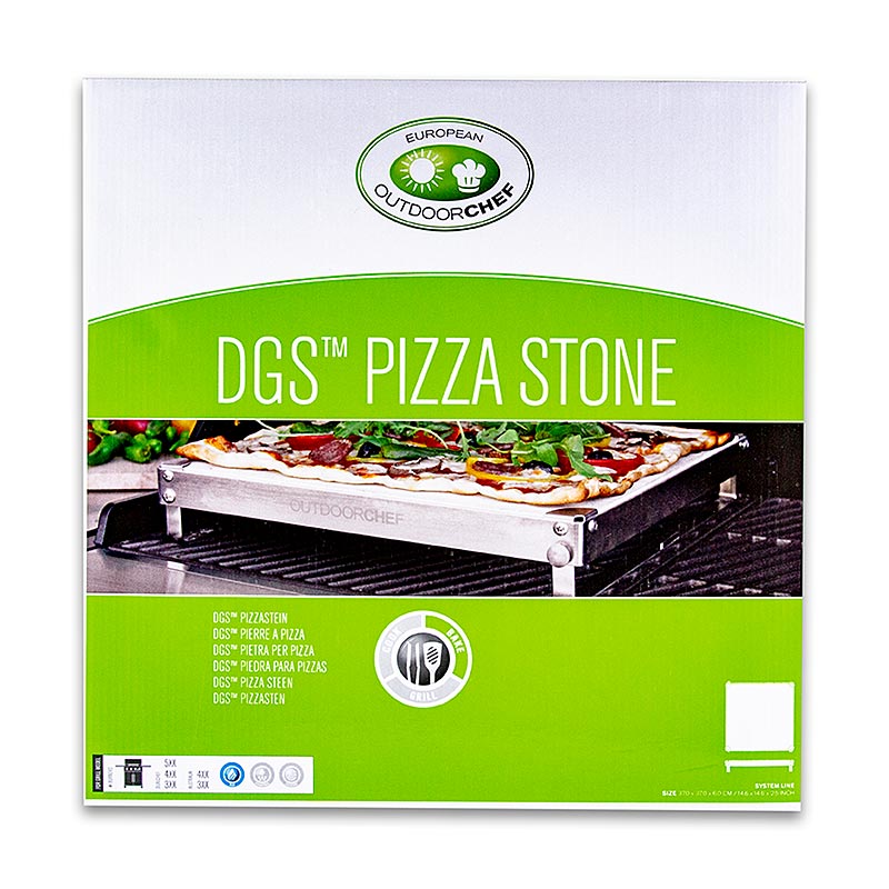 Outdoorchef-accessoires - Pizzasteen voor alle Dualchef-barbecues, 1 stuk
