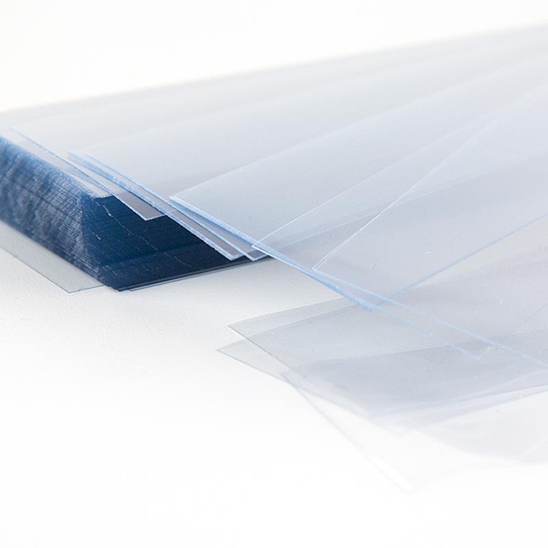 Taartrandfolie, 24x4cm, separate strips, thick, 1,000 pieces packaging for food preservation