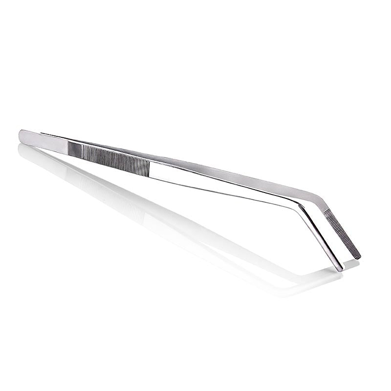 Barbecuetang, recht met gebogen punt, 35 cm, roestvrij staal, Triangle Tools, 1 stuk