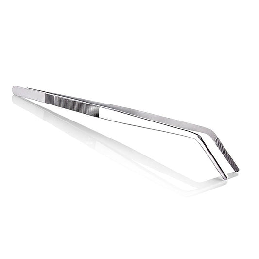 Barbecuetang, recht met gebogen punt, 35 cm, roestvrij staal, Triangle Tools, 1 stuk