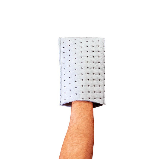 Turbo-Clean handschoen, grijze lobbyhulp, handschoen voor vloeistoffen, 10 stuks
