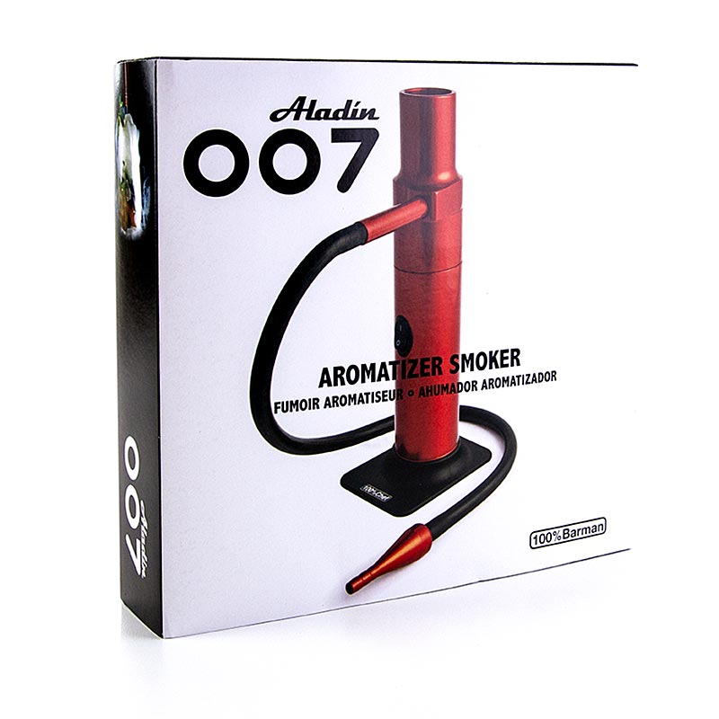 Rookpijp Aladin 007, rood, 100% Chef, 1 stuk