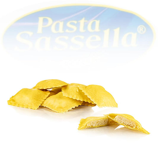 Verse ravioli met aspergevulling, Sassella, seizoensproduct, 500 g