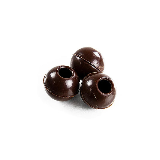 Holle truffelballetjes, pure chocolade, 20mm diameter, Läderach, 1134 kg, 630 stuks, premium Swiss chocolate product