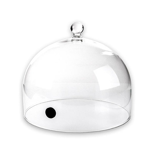 Rookglazen stolp Rubi met ventiel, Ø 25cm, voor Super-Aladin-Profi, 1 st - a clear glass dome with a vent, suitable for Super-Aladin-Profi, 25cm in diameter