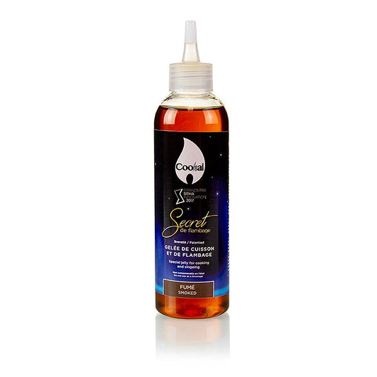 Productafbeelding van Secret de Flambage Fume (rook), flambeergel, Cookal, 200 ml, ideaal voor het flamberen en roken van gerechten