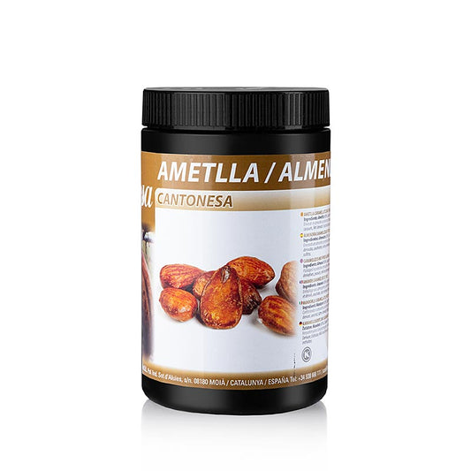 Sosa gekarameliseerde amandel, heel, Kantonees, 600 g - verpakte amandelen met een krokante, zoete karamel smaak, ideaal voor Kantonees koken, 600 gram verpakking