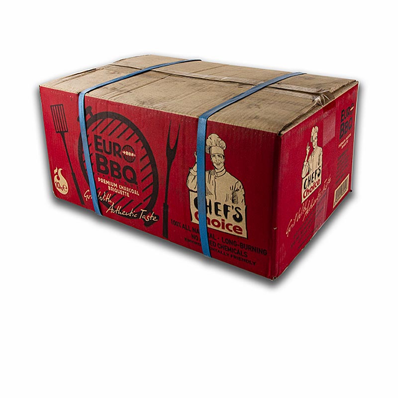 Grill BBQ - houtskoolbriketten, EuroBBQ, 10 kg