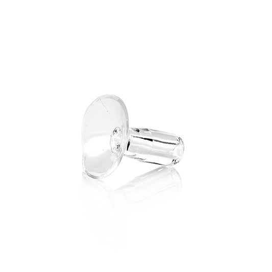 Sukkerpack - Zuignapbevestigingen voor pipetten, transparant, 3x3 cm, 100 stuks