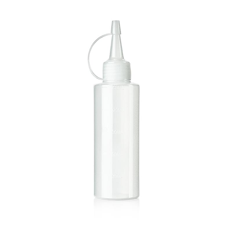 Kunststof spuitfles, met druppelfles/dop, 150 ml, 100% Chef, 1 stuk