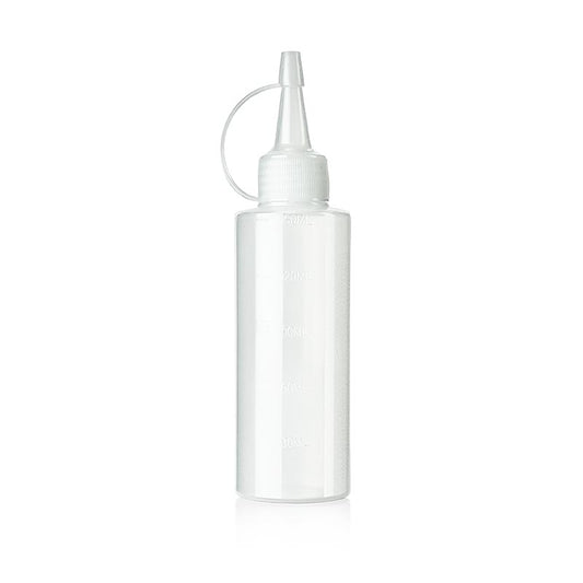 Kunststof spuitfles, met druppelfles/dop, 150 ml, 100% Chef, 1 stuk
