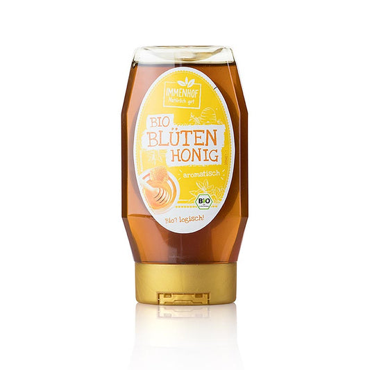Breitsamer Immenhof bloemenhoning, knijpfles, BIO, 350 g