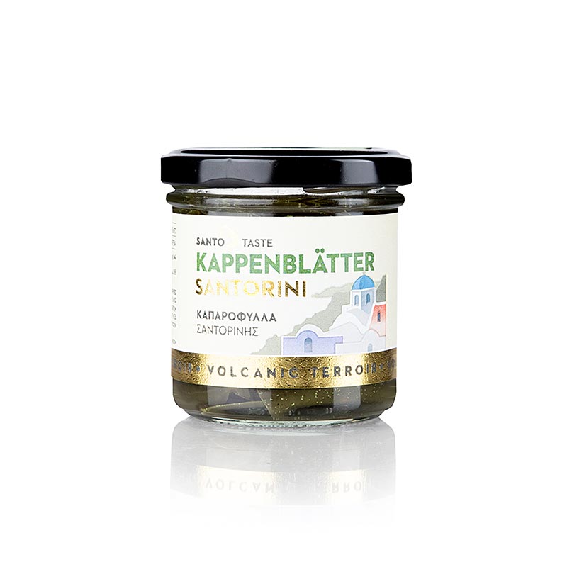 Kappertjesblaadjes (Thiraika) uit Santorini in azijn, glas, 150 g