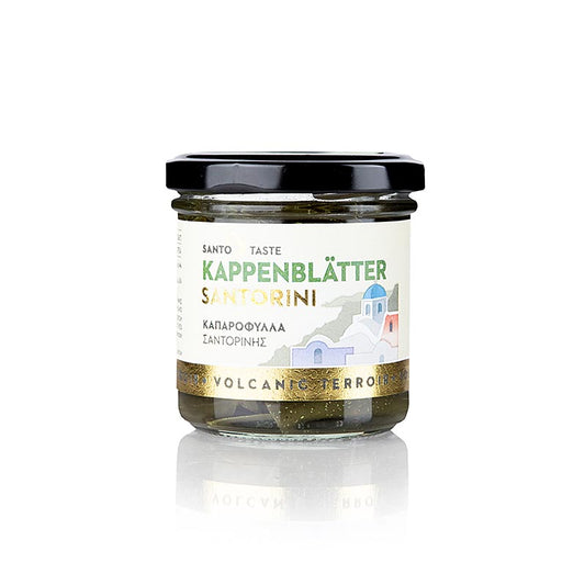 Kappertjesblaadjes (Thiraika) uit Santorini in azijn, glas, 150 g